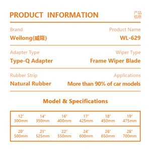 Lame d'essuie-<span class=keywords><strong>glace</strong></span> automobile la plus vendue, prix de gros, lame d'essuie-<span class=keywords><strong>glace</strong></span> universelle résistante au froid pour pare-brise et neige - Product Image 5