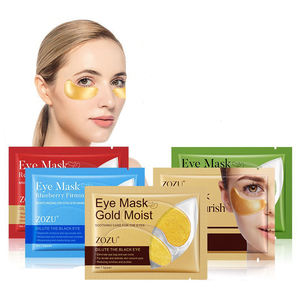 Mascarilla de <span class=keywords><strong>Ojos</strong></span> Vegana con Colágeno, Ácido Hialurónico, Granada Roja, Arándano y Frijol Mungo de la Marca Privada ZOZU para Uso Diario - Product Image 1