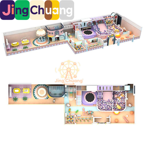 Castillo de Juegos Infantil con Tobogán Interior, Trampolín, Área de Arena <span class=keywords><strong>y</strong></span> Bolsa de Juego Suave para Educación Temprana <span class=keywords><strong>y</strong></span> Actividades entre Padres e Hijos - Product Image 5
