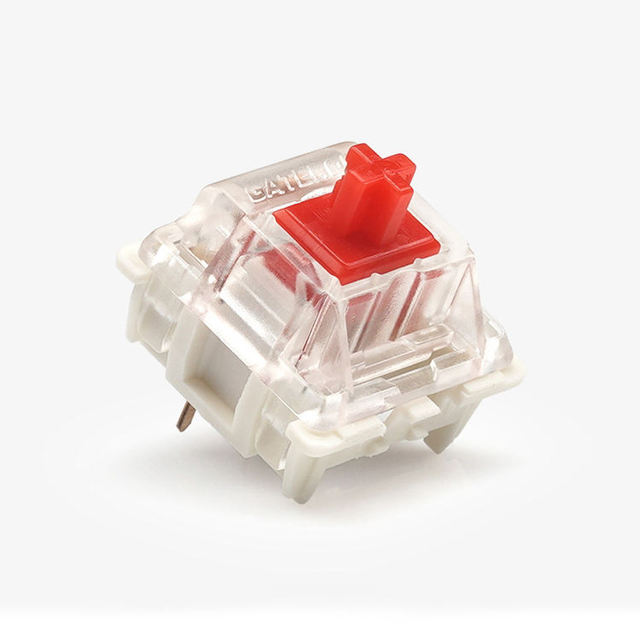 Gateron KS-9 Transparent Cover Linear Tactile Switches DIY Hot Swap Mechanical Keyboard SMD RGB Gaming Key Switches