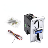 En gros Pas Cher Multi Coin Accepteur Électronique Roll Down Coin Acceptor Sélecteur Mécanisme Distributeur Automatique Arcade Jeu Billet 616