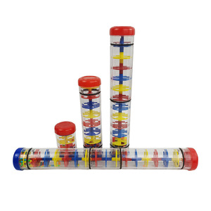 Juguete de reloj de arena de colores para niños, tubo de sonido de lluvia con música, juguete educativo unisex para niños de 4 a 6 años - Product Image 4