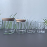 Bouteilles en verre vides de 50 ml noires carrées pour diffuseur à bâtonnets, luxe pour la maison, naturelles, 100 ml, 200 ml, bouteille d'huile aromatique de luxe avec bouchon en bois
