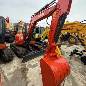 Kubota เครื่องขุดดินไฮดรอลิกขนาด5ตัน U55-4ยุโรปใช้พื้นที่ขนาดเล็กพอดีกับการปล่อยมลพิษต่ำประสิทธิภาพสูง U15 U35 U30 U20 - Product Image 1