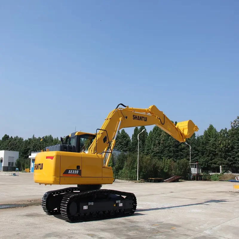 2022 China long boom digger with breaker SE220 china mini excavator for sale construction machinery