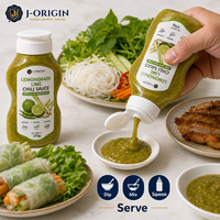 Salsa de Limón y Chile con Hierba Limón, Mezcla Semisólida de 170g, Botella de Condimento para Restaurantes, Venta al por Menor, OEM, Marca Privada, Suministro a Granel