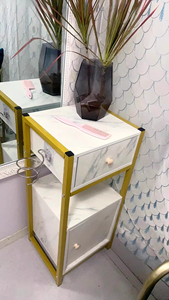 Best <b>Sale</b> Simple and Stylish Barber Shop Tool Cabinet Salon Perm and Dyeing Hair Cutting Cabinet Beauty Salon Cart <b>Trolley</b> - Product Image 5