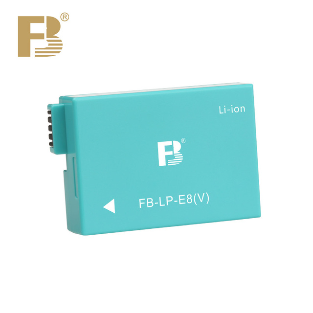 FB LP-E8(V) 7.2V High Capacity Digital Camera Battery LP E8 Battery for Cannon EOS 550D 600D 650D 700DDigital Camera Battery