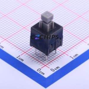 K8-2213A-N1 <b>Push</b> <b>Button</b> <b>Switch</b> Through hole Component (THT) <b>Switch</b> No Lock Square Plunger Through Hole 100mA - Product Image 1