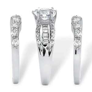 Elegante Set di Tre Anelli per Donne, Gioielli di Lusso per Abiti da Sera e Feste - Product Image 3