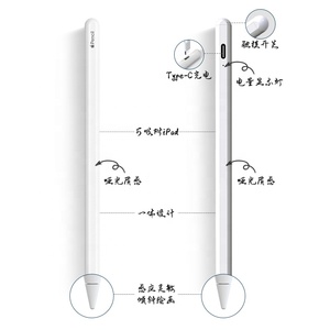 Bán Hàng Trực Tiếp Giá Cả Cạnh Tranh Có Thể Sạc Lại Máy Tính Bảng Phổ Stylus Kim Loại Stylus Bút Kỹ Thuật Số Hoạt Động Stylus Bút Chì - Product Image 3