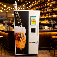 Dispensador de Cerveza con Pago por Código QR y Monitoreo Remoto de Inventario, Máquina Expendedora de Cerveza de Autoservicio