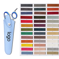 6 pouces cheveux ciseaux sac coiffure cisaillement pochette de rangement ciseaux de rangement barbier PU cuir ciseaux sac
