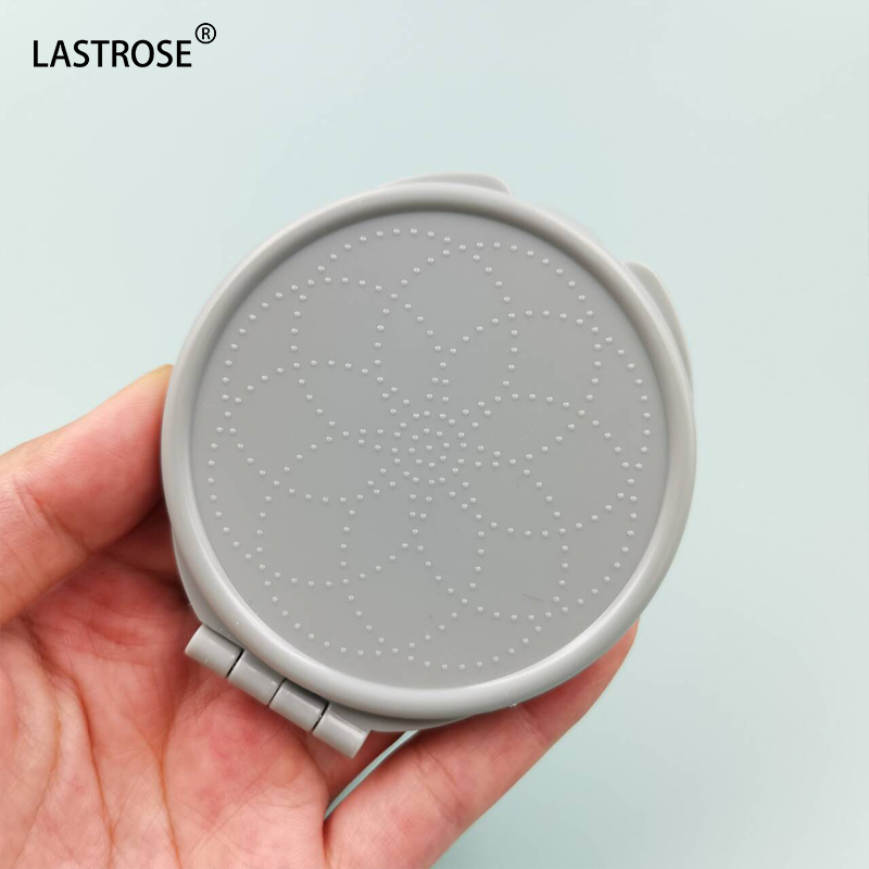 Round makeup mirrors