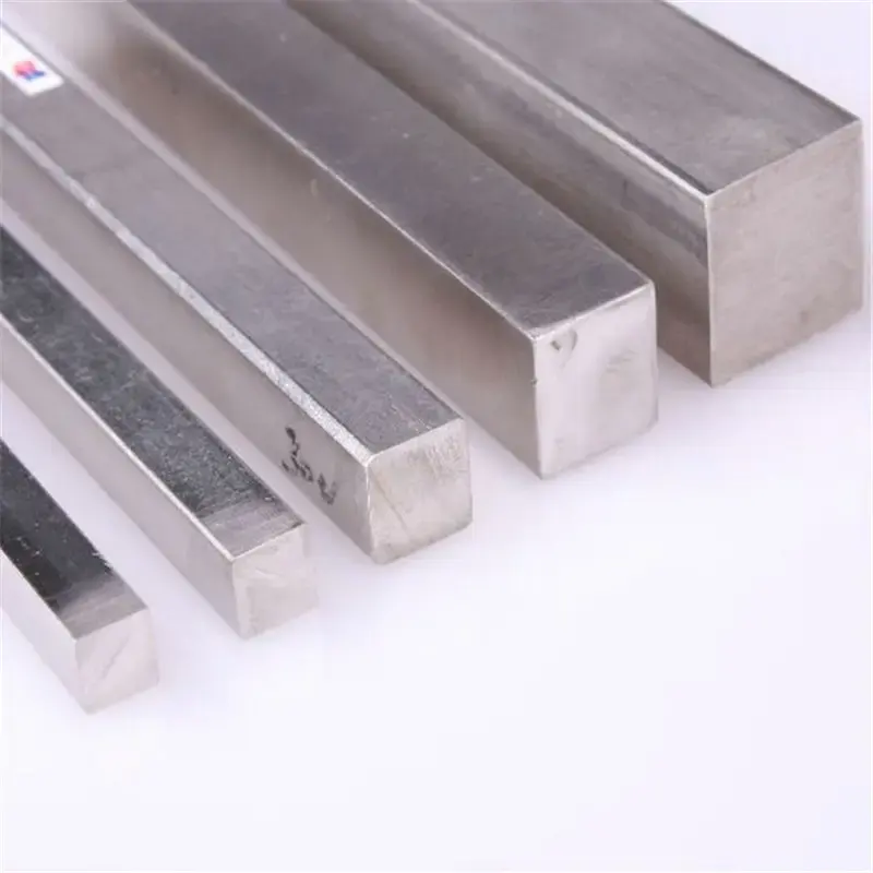 Barre carrée lumineuse laminée à froid de structure métallique de bâtiment d'acier au carbone inoxydable de finition