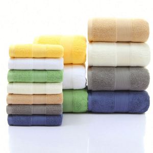 Ensemble de serviettes de bain en coton biologique brodé sur mesure OEM, serviettes de bain de luxe personnalisées pour hôtel - Product Image 2