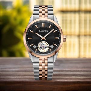 2025 Duskull Customizable Logo Quartz <b>Skeleton</b> <b>Watch</b> for Men 40MM <b>Automatic</b> Mechanical Stainless Fashionable Business Glass - Product Image 1