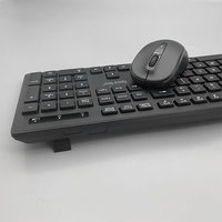 Clavier et souris sans fil USB 2,4 GHz, étanches, ergonomiques et tendance, pour PC de bureau, utilisation au bureau, KMSW-112
