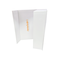 Boîte d'emballage en carton personnalisée, minimaliste et luxueuse, avec logo imprimé, pour produits électroniques, avec insert en mousse EVA