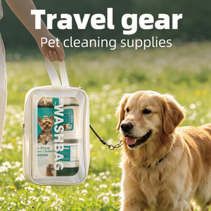 Kit de toilettage pour animaux de compagnie avec lingettes nettoyantes pour pattes, gouttes et spray pour chiens et chats - Product Image 6