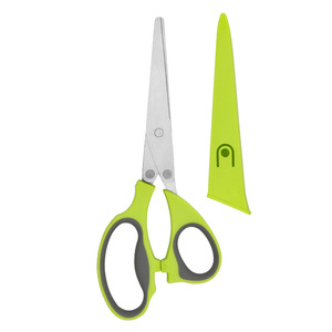 <b>Kitchen</b> <b>Scissor</b> Stainless Steel Green Gray Straight Head Multi Purpose For Home Use - Product Image 3