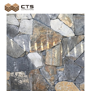 Panneaux <span class=keywords><strong>de</strong></span> revêtement mural en <span class=keywords><strong>pierre</strong></span>, ardoise naturelle, gris clair, idéal pour un parc d'<span class=keywords><strong>extérieur</strong></span> - Product Image 6