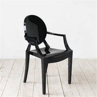 Chaise de salle à manger pour enfants en plastique transparent empilable de haute qualité, moderne, pour usage commercial, hôtel, appartement, villa