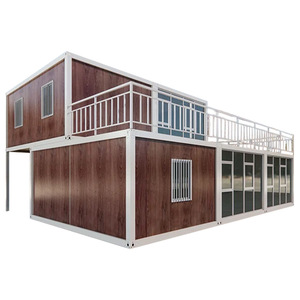 20 conteneurs de bureau préfabriqués détachables de 40 pieds, maisons mobiles en acier à emballage plat avec installation facile - Product Image 3