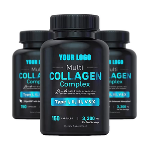 Nutrtech OEM ODM Custom <span class=keywords><strong>Pure</strong></span> Bio-Fisch Marine Kollagen Peptid Kapseln für Erwachsene Beauty-Produkte Immun Support Muscle - Product Image 4