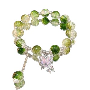 Bracelets de Charme Élastiques en Perles de Pierre Bijoux de Mode, Opale Bleue Papillon <span class=keywords><strong>Clair</strong></span> de <span class=keywords><strong>Lune</strong></span> pour Femmes - Product Image 1
