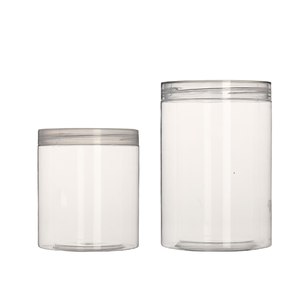 Pot à nourriture pour animaux de compagnie en plastique PCR 100% de 120 ml, 200 ml, avec couvercle transparent, 10 OZ, à large ouverture, pots à bonbons en plastique recyclé - Product Image 4