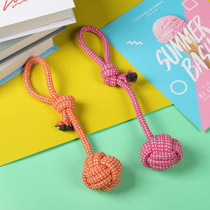 All'ingrosso in Stock giocattoli interattivi con nodo per cani corda resistente al morso corda di cotone carino e Cartoony <span class=keywords><strong>Dog</strong></span> Playstick - Product Image 3