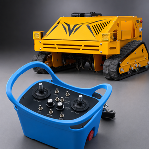 Cortadora de Césped Robótica Todoterreno de Grado Industrial con Chasis de Orugas, Control Remoto Estable de 500m, Motor a Gasolina 178F/212CC - Product Image 1