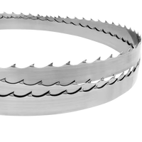 Lame de scie à ruban trempée en acier au carbone pour le sciage du bois, idéale pour les scieries Woodmizer, pour couper le bois dur et le bois tendre.