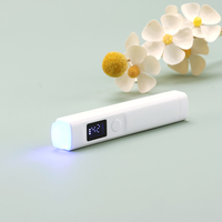 Lampe UV LED portable sans fil MINI avec silicone pour un durcissement rapide des ongles en gel souple, idéale pour une utilisation mobile