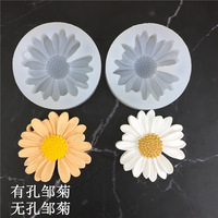 Stampi in Silicone per Candele con Design 3D a Margherita, Ecologici, Non Tossici, Riutilizzabili, per Resina, Cera, Sapone, Argilla, Cioccolato, Lavabili in Lavastoviglie