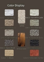 NOVABEX Panneaux muraux 3D en PU de luxe moderne, grandes dalles, 30 mm d'épaisseur, légers, imperméables, imitation pierre, décoration intérieure haut de gamme 5