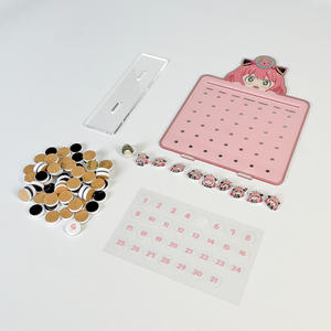 Calendario Perpetuo <span class=keywords><strong>de</strong></span> Acrílico Personalizado con Impresión <span class=keywords><strong>de</strong></span> Anime, Calendario <span class=keywords><strong>de</strong></span> Escritorio Decorativo Creativo y Kawaii - Product Image 2