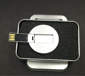 Clé USB personnalisée avec logo imprimé, clé USB ronde, <span class=keywords><strong>mini</strong></span> clé USB, cadeau promotionnel, clé USB - Product Image 1