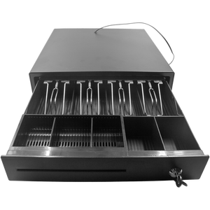 Caja Registradora de Metal/Acero de Alta Calidad con Cinco Compartimentos <span class=keywords><strong>para</strong></span> <span class=keywords><strong>Billetes</strong></span> <span class=keywords><strong>y</strong></span> Seis <span class=keywords><strong>para</strong></span> <span class=keywords><strong>Monedas</strong></span> - Product Image 4