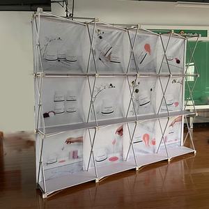 Складная портативная выставочная стойка 10 х8 футов для выставок, рекламная Натяжная ткань, всплывающая стойка для баннеров - Product Image 4