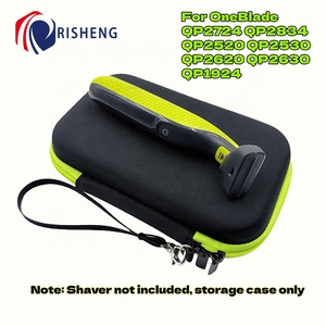 Estuche de Viaje Portátil Clásico para Afeitadora con Cierre de Cremallera para Afeitadora <span class=keywords><strong>Oneblade</strong></span>, Estuche de Transporte Rígido de EVA, Bolsa de Almacenamiento - Product Image 4