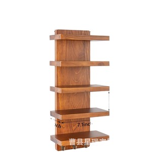 Support mural en bois pour lunettes de soleil avec porte-clés, organisateur de rangement multi-niveaux pour entrée, chambre et salon - Product Image 5