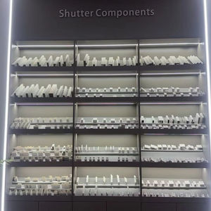 Composants de volets de plantation en <span class=keywords><strong>PVC</strong></span> TOMA persienne solide persienne renforcée rail diviseur de montant solide/creux et matériel - Product Image 6