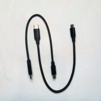 Kabel Konverter USB Tipe C Male ke Micro USB Male OTG untuk Ponsel Tablet PC