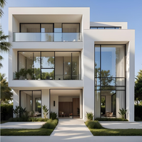 Villa de luxe préfabriquée, hôtel, appartement, maisons modulaires, design moderne en acier, hébergement de bureau Shandong