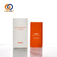 Contenant de stick déodorant 80 ml à remplissage par le bas, coloré et imprimé, pour stick déodorant naturel et biologique