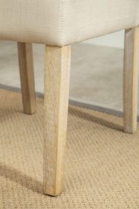 <span class=keywords><strong>Chaise</strong></span> de salle à manger italienne à dossier haut en tissu tufté avec pieds en bois, design bois, couleur anthracite, lot de 2, prix le plus bas - Product Image 5
