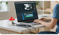 Hub USB-C multi-ports en forme de champignon, chargeur GaN à charge rapide, adaptateur 3 en 1 pour ordinateur portable, téléphones intelligents/autres appareils
