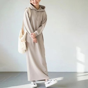<span class=keywords><strong>Abito</strong></span> Lungo da Donna Stile Giapponese Primaverile Oversize con Cappuccio Tinta Unita Vestibilità Ampia per Taglie Piccole Casual Elegante Effetto Snellente - Product Image 3